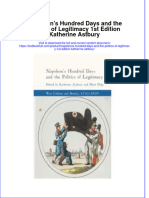 Download textbook Napoleons Hundred Days And The Politics Of Legitimacy 1St Edition Katherine Astbury ebook all chapter pdf 