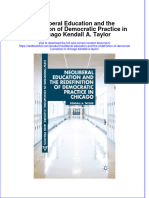 Textbook Neoliberal Education and The Redefinition of Democratic Practice in Chicago Kendall A Taylor Ebook All Chapter PDF