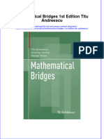 Download textbook Mathematical Bridges 1St Edition Titu Andreescu ebook all chapter pdf 