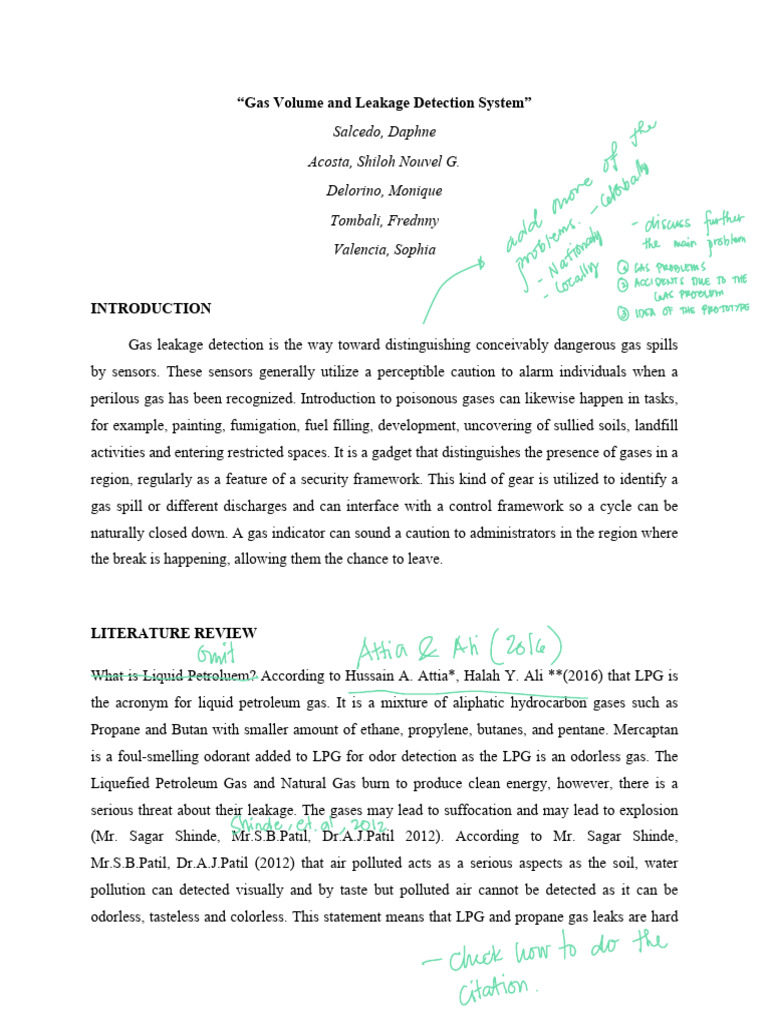 Gas Leak Detection and Safety Systems | PDF | Liquefied Petroleum Gas ...