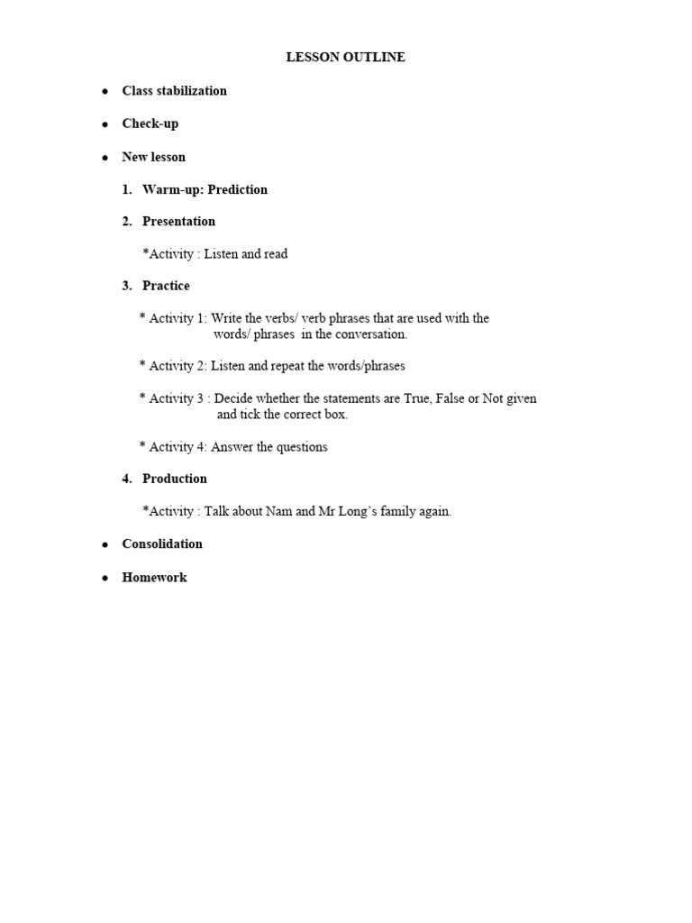 Sample of Lesson Plan - Edited | Download Free PDF | Behavior ...