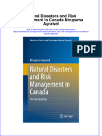 Textbook Natural Disasters and Risk Management in Canada Nirupama Agrawal Ebook All Chapter PDF
