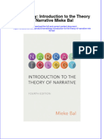 Download textbook Narratology Introduction To The Theory Of Narrative Mieke Bal ebook all chapter pdf 