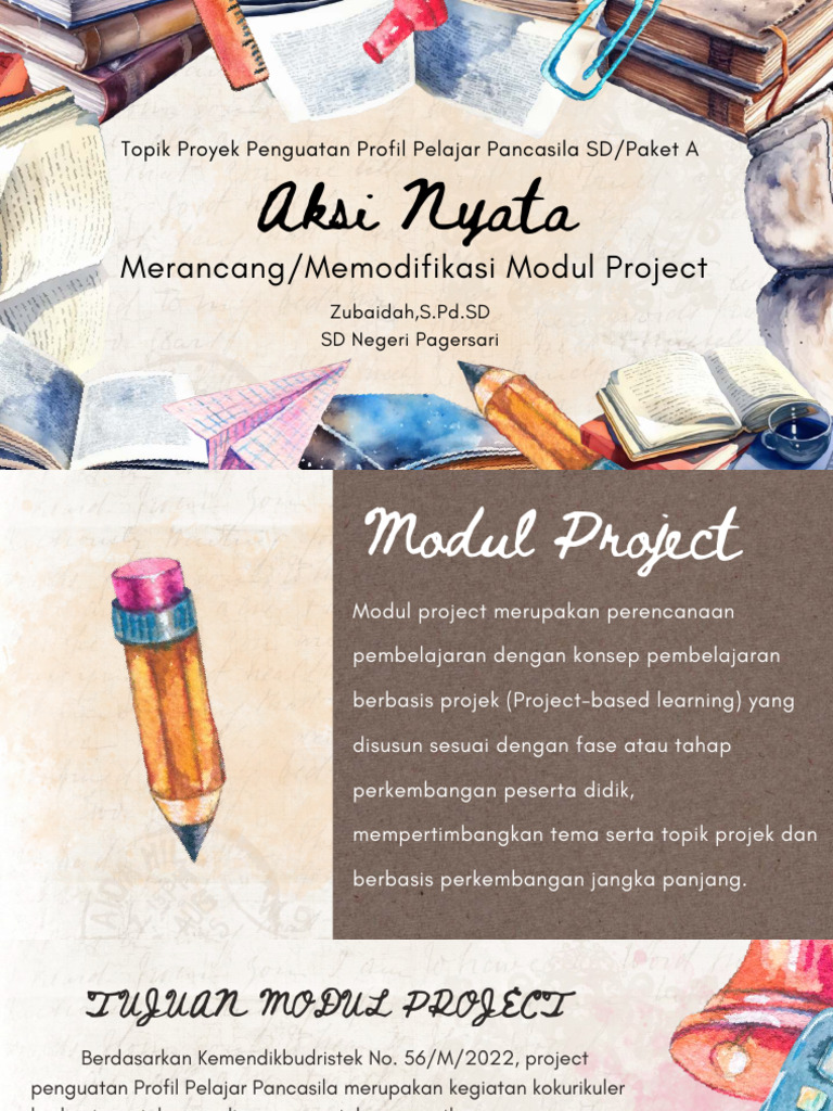 Modul Project Ecoprint Pancasila SD | PDF | Seni | Komputer