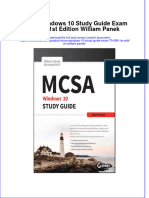 Textbook Mcsa Windows 10 Study Guide Exam 70 698 1St Edition William Panek Ebook All Chapter PDF