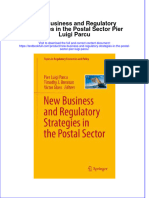 PDF New Business and Regulatory Strategies in The Postal Sector Pier Luigi Parcu Ebook Full Chapter