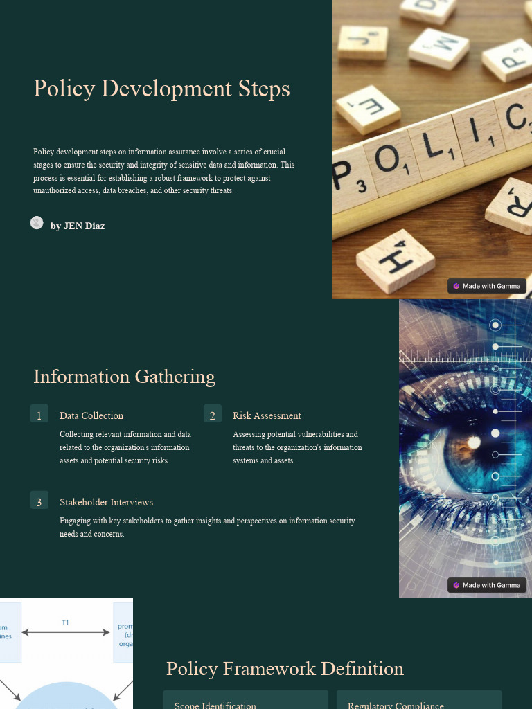 Information Assurance Policy Steps | PDF | Information Security | Policy