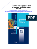 Textbook Musculoskeletal Diseases 2017 2020 Diagnostic Imaging 1St Edition Juerg Hodler Ebook All Chapter PDF