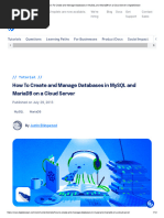 How To Create and Manage Databases in MySQL and MariaDB On A Cloud Server - DigitalOcean