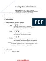 Pair of Linear Equations Visit