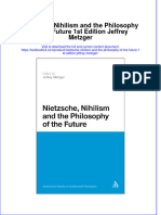 Textbook Nietzsche Nihilism and The Philosophy of The Future 1St Edition Jeffrey Metzger Ebook All Chapter PDF