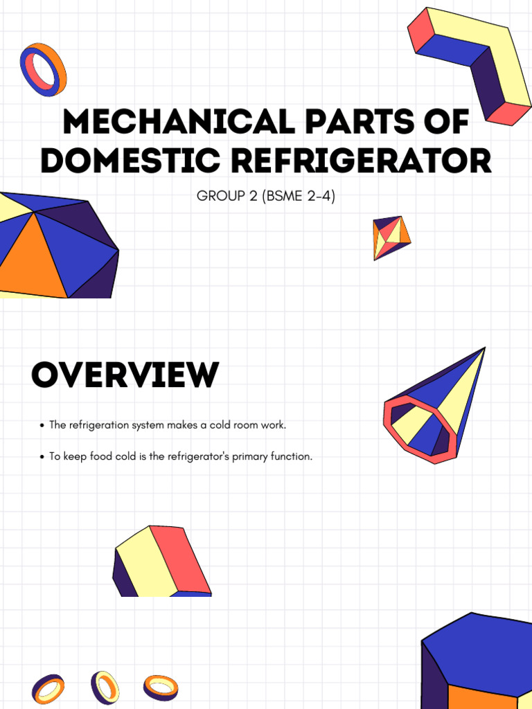 Mechanical Parts Of Domestic Refrigerator Pdf Continuum Mechanics