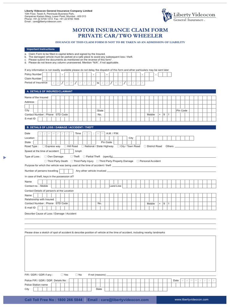 LIBERTY | PDF | Receipt | Insurance
