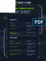 Attacking Common Services Module Cheat Sheet