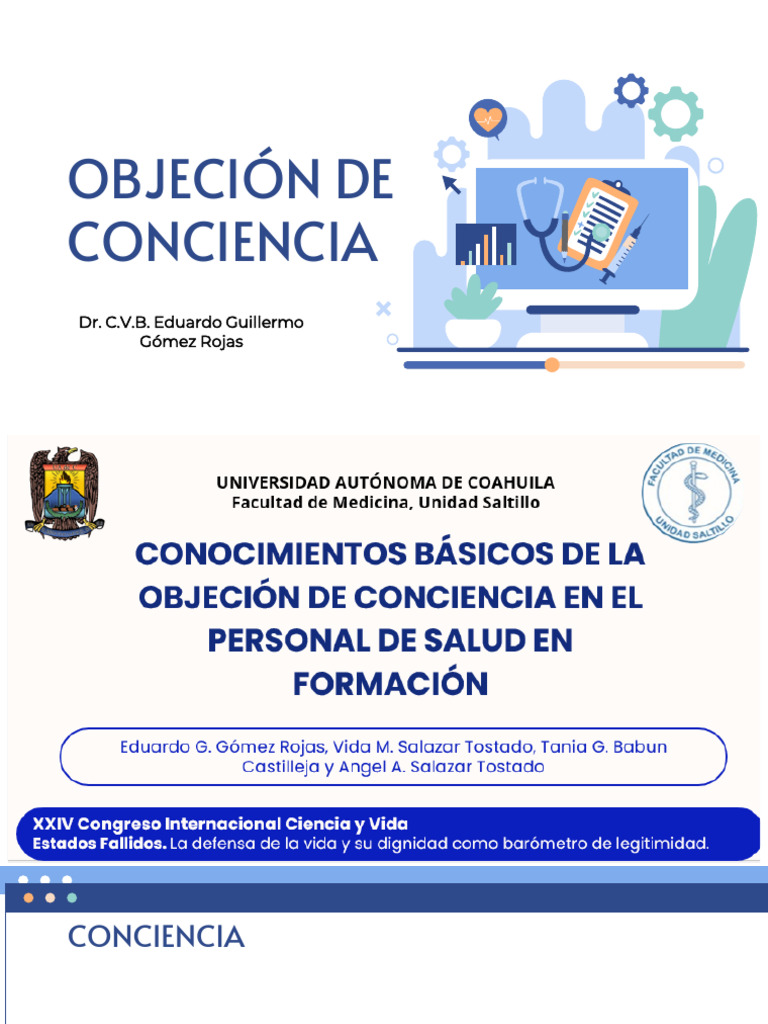 14 Objeción de Conciencia PDF Objetor de conciencia Moralidad