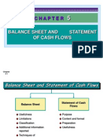 Balance Sheet and Statement of Cash Flows