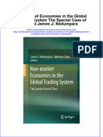 Download textbook Non Market Economies In The Global Trading System The Special Case Of China James J Nedumpara ebook all chapter pdf 