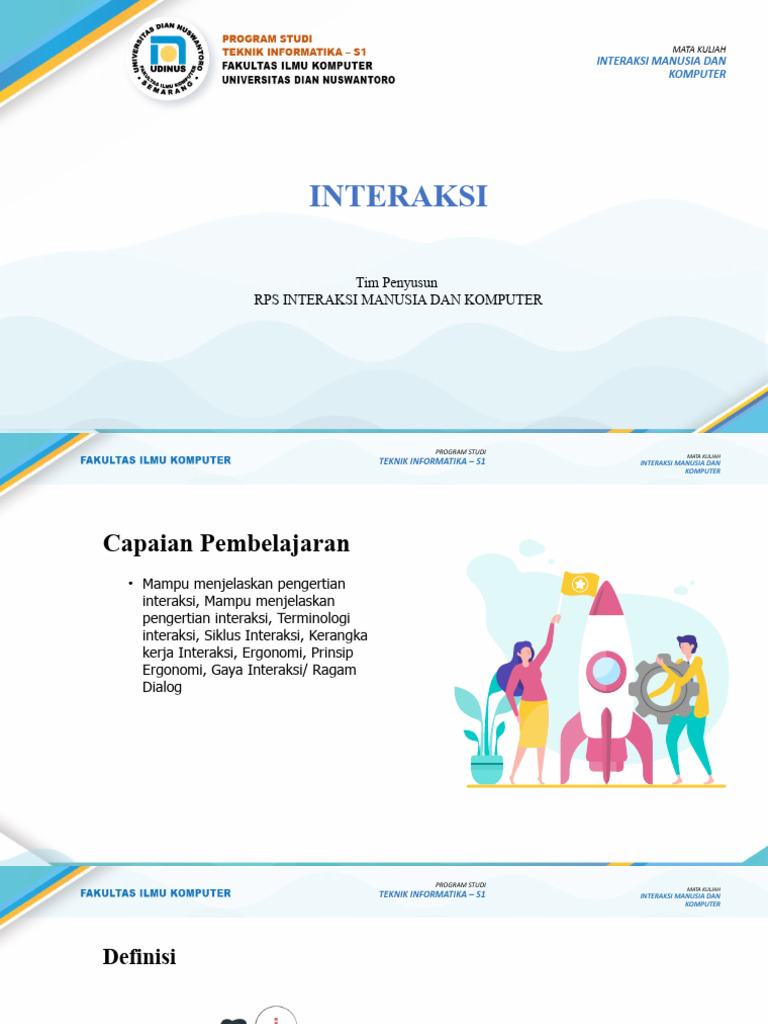 RPS Mata Kuliah IMK S1 Teknik Informatika | PDF