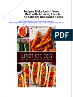 PDF Lunch Recipes Make Lunch Your Favorite Meal With Amazing Lunch Recipes 2Nd Edition Booksumo Press 2 Ebook Full Chapter