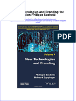 Textbook New Technologies and Branding 1St Edition Philippe Sachetti Ebook All Chapter PDF