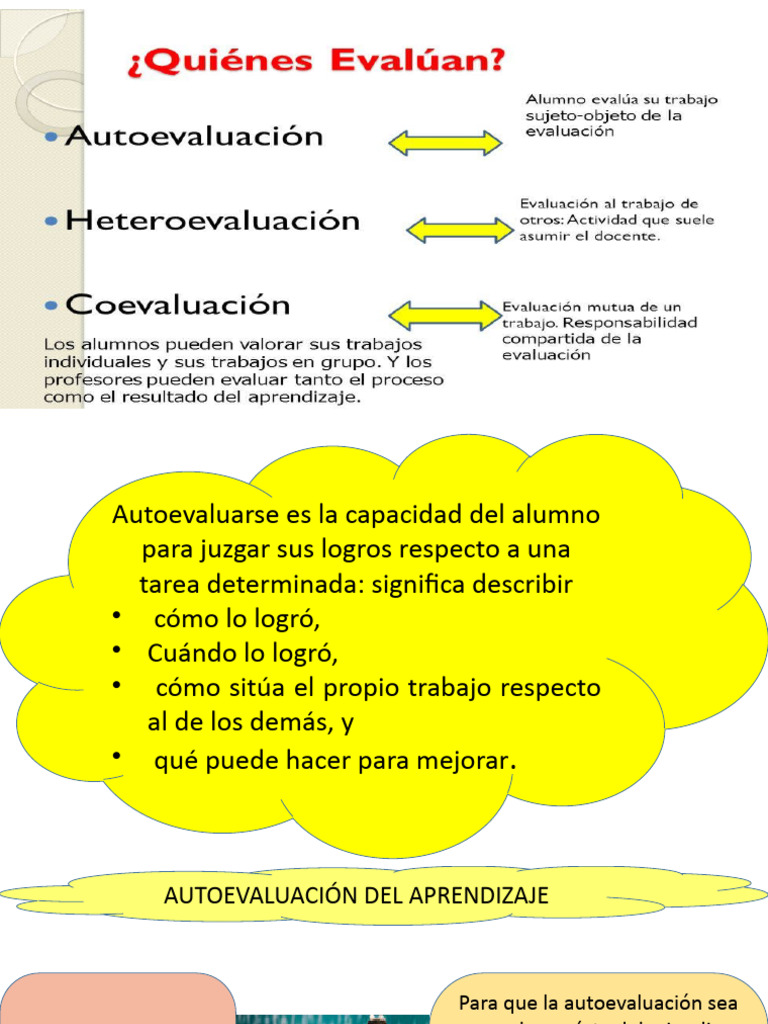 Autoevaluación y Coevaluación-1 | PDF | Evaluación | Aprendizaje