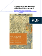 Download textbook Nation And Aesthetics On Kant And Freud 1St Edition Kojin Karatani ebook all chapter pdf 