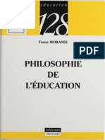 F. Morandi - Philosophie de L'éducation - Col. (AD)