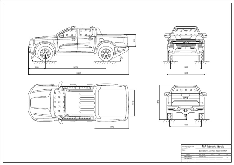 tuyến hình ford ranger-Model | PDF