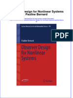 PDF Observer Design For Nonlinear Systems Pauline Bernard Ebook Full Chapter