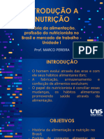 Introdução À Nutrição (CICLO 2) AULA 1