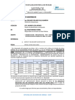 INFORME #0172-2023 - DOP - Certificacion de Mano de Obra y Modificacion Presupuestal - Inicial Ccatun Rumi