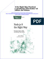 Textbook Node Js 8 The Right Way Practical Server Side Javascript That Scales 1St Edition Jim Wilson Ebook All Chapter PDF