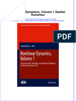 Download textbook Nonlinear Dynamics Volume 1 Gaetan Kerschen ebook all chapter pdf 