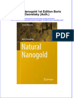 Textbook Natural Nanogold 1St Edition Boris Osovetsky Auth Ebook All Chapter PDF