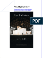 Textbook On Art Ilya Kabakov Ebook All Chapter PDF