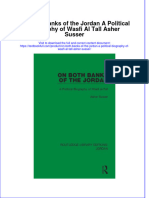 Textbook On Both Banks of The Jordan A Political Biography of Wasfi Al Tall Asher Susser Ebook All Chapter PDF