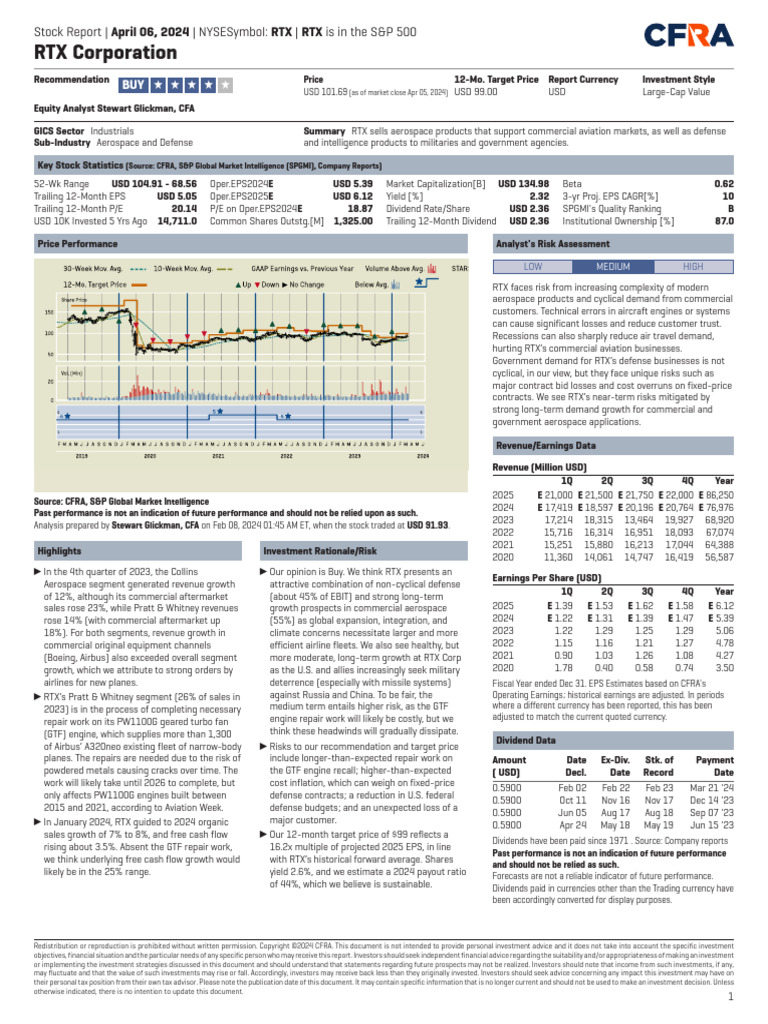 RTX quarterly earnings report 2025