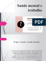 Saúde Mental e Trabalho