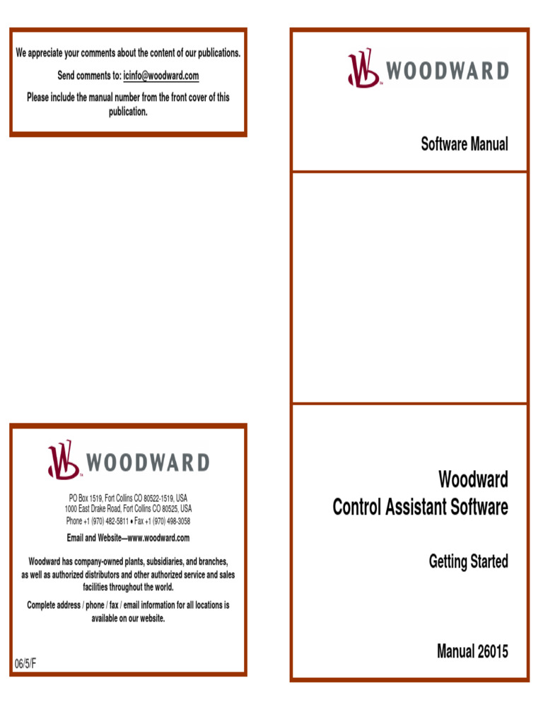 26015 Control Assistant Software PDF Electrostatic Discharge