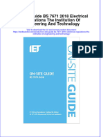 Download textbook On Site Guide Bs 7671 2018 Electrical Regulations The Institution Of Engineering And Technology ebook all chapter pdf 