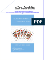 Download pdf Number Theory Revealed An Introduction Andrew Granville ebook full chapter 