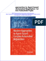 Textbook Modern Approaches To Agent Based Complex Automated Negotiation 1St Edition Katsuhide Fujita Ebook All Chapter PDF