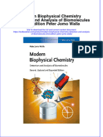 Textbook Modern Biophysical Chemistry Detection and Analysis of Biomolecules 2Nd Edition Peter Jomo Walla Ebook All Chapter PDF