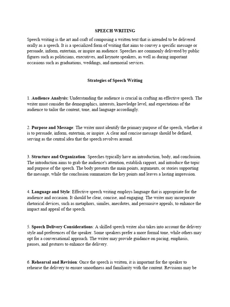 Speech Writing New Download Free Pdf Public Speaking Human
