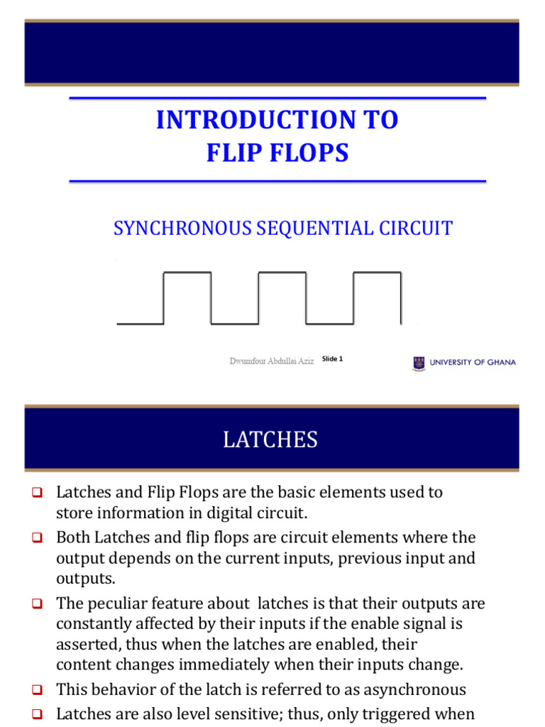 Understanding Flip Flops in Circuits | PDF | Electronic Design ...