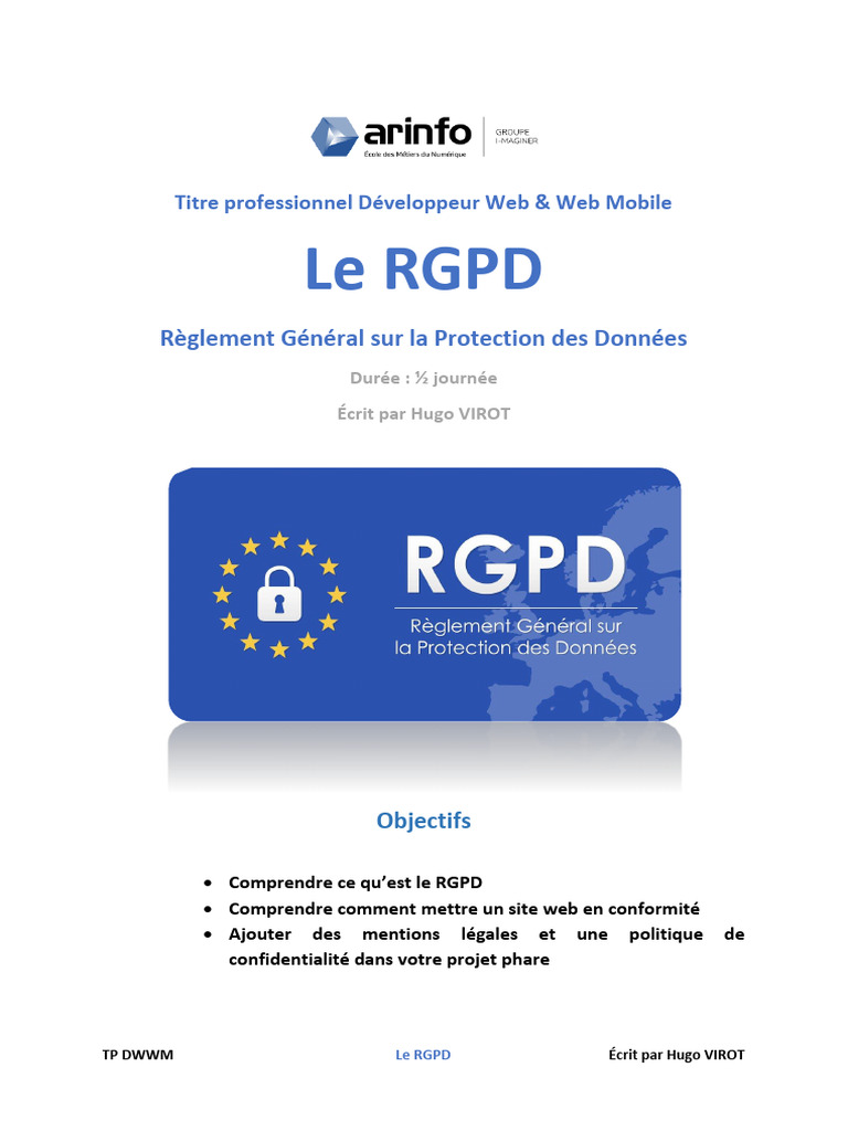 Comprendre et appliquer le RGPD | PDF | Cookie (informatique ...