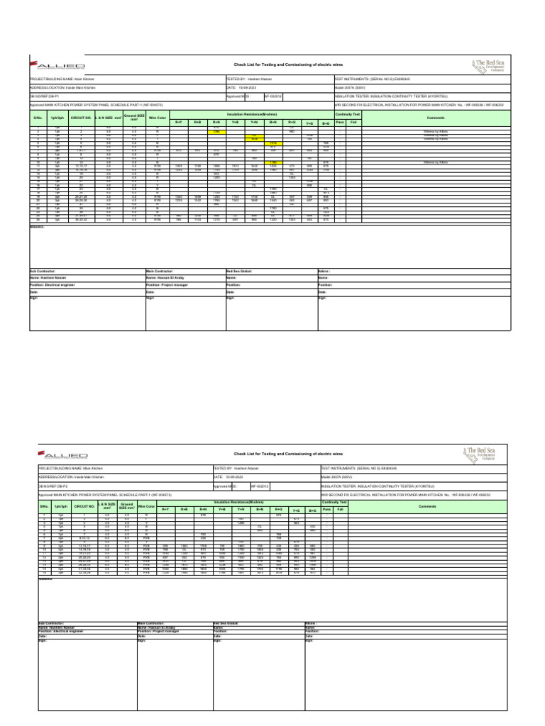 T&C Report | PDF | Electrical Wiring | Insulator (Electricity)