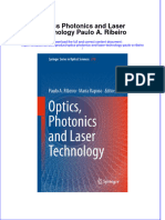 Download textbook Optics Photonics And Laser Technology Paulo A Ribeiro ebook all chapter pdf 