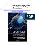 Download textbook Optogenetics From Neuronal Function To Mapping And Disease Biology Krishnarao Appasani ebook all chapter pdf 