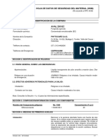 MSDS - Fungicida AVAL250EC